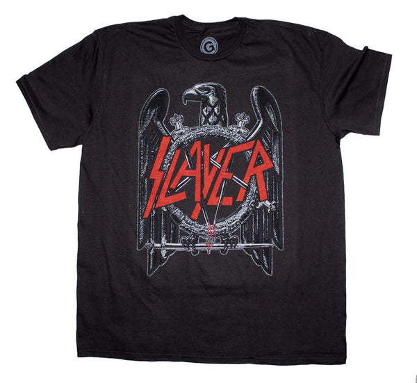 Slayer Black Eagle T-Shirt is available at Rocker Tee