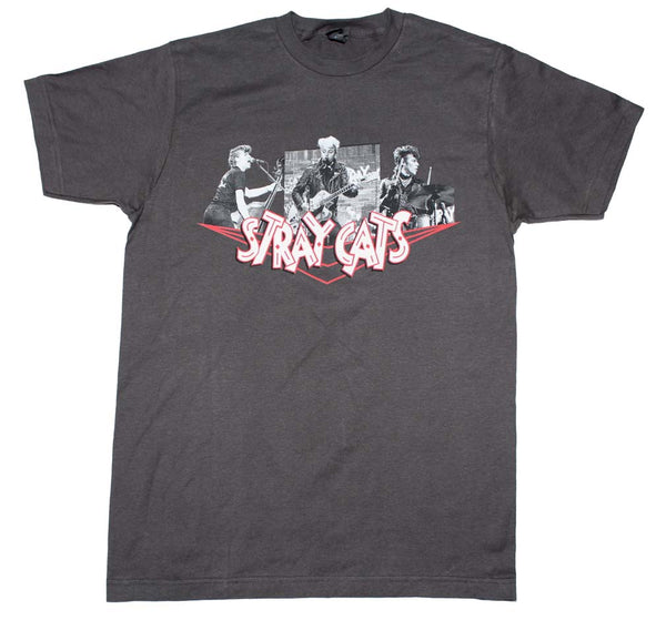 Stray Cats Photo Collage T-Shirt is available at Rocker Tee