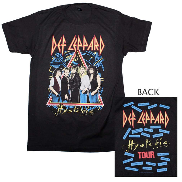 Def Leppard Hysteria Tour Concert T-Shirt