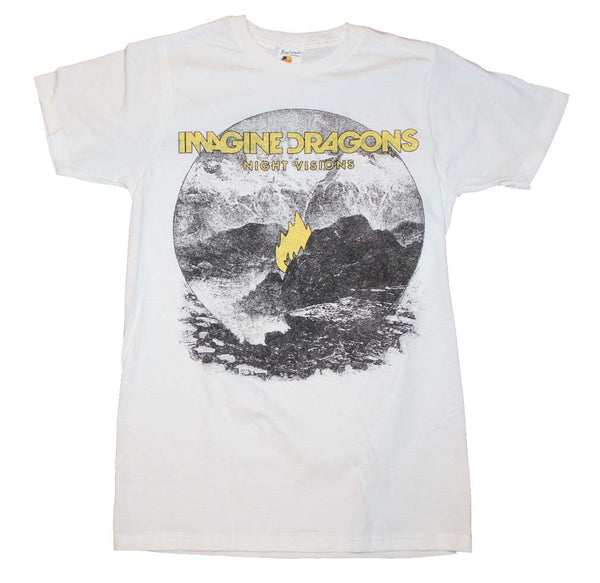 Imagine Dragons Flame White Men's T-Shirt