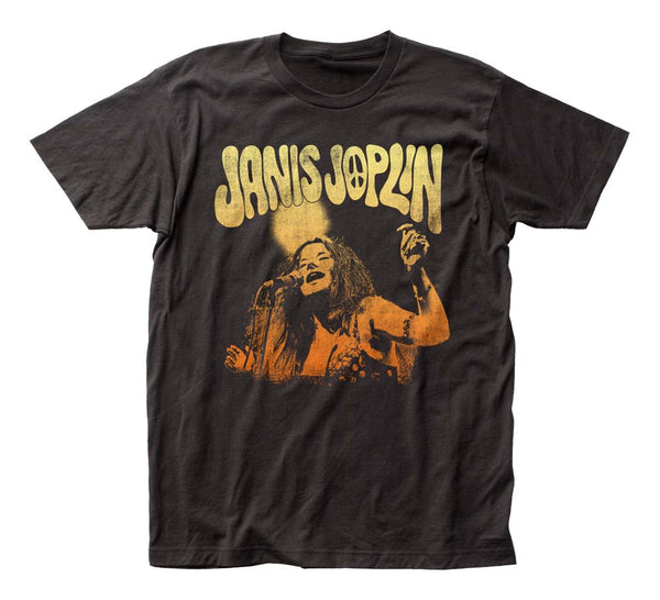 Janis Joplin Live Rock T-Shirt is available at rockerteeshirts.com