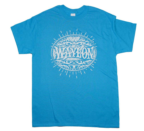 Waylon Jennings Belt Buckle T-Shirt is available at Rocker Tee