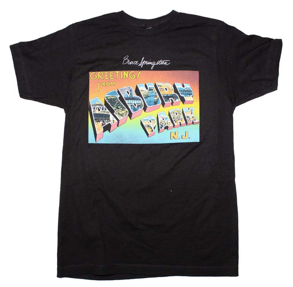Bruce Springsteen Greetings From Asbury Park T-Shirt is available at Rocker Tee.