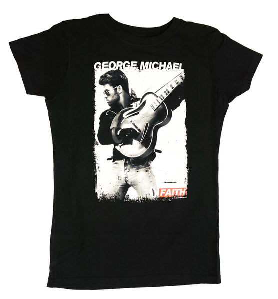 George Michael Faith Juniors Tee Shirt is available at Rocker Tee Shirts