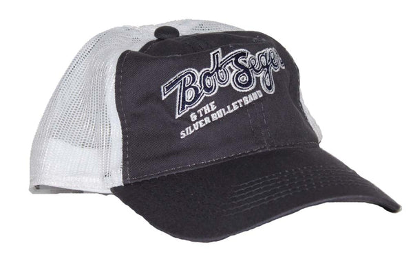 Bob Seger & The Silver Bullet Band truckers hat is available at rockerteeshirts.com
