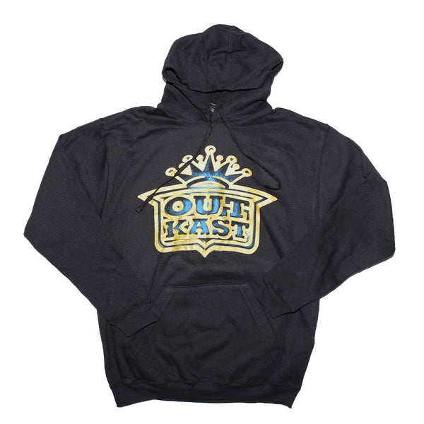 Outkast Gold Crown Logo Pullover Hoodie Sweatshirt