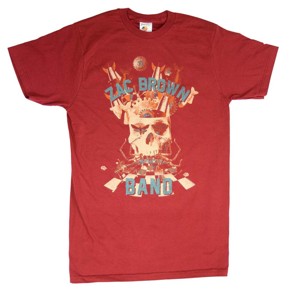 Zac Brown Band Skull Collage Soft T-Shirt