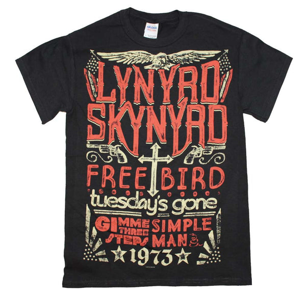 Lynyrd Skynyrd T-Shirt Featuring 1973 Hits