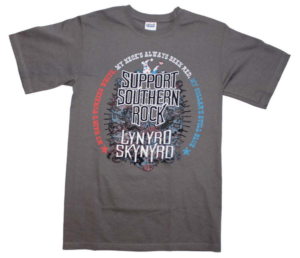 Lynyrd Skynyrd T-Shirt Featuring Support Southern Rock