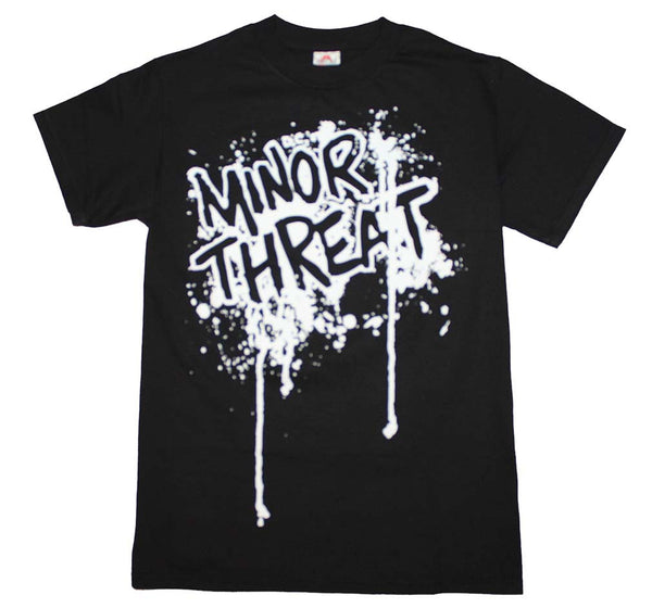 Minor Threat T-Shirt Featuring The Drip Logo. This is a wonderful piece of punk rock music memorabilia