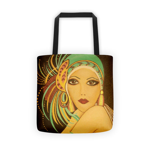 Art Deco Tote bag Available At RockerTeeShirts.com