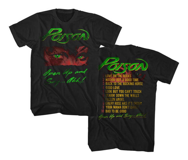 Poison Open Up and Say Ahh T-Shirt is available at rockerteeshirts.com