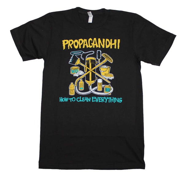Propagandhi T-Shirt Featuring How to Clean Everything Quote