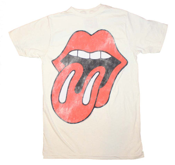 Rolling Stones T-Shirt Featuring A Distressed Print. A beautiful piece of music memorabilia