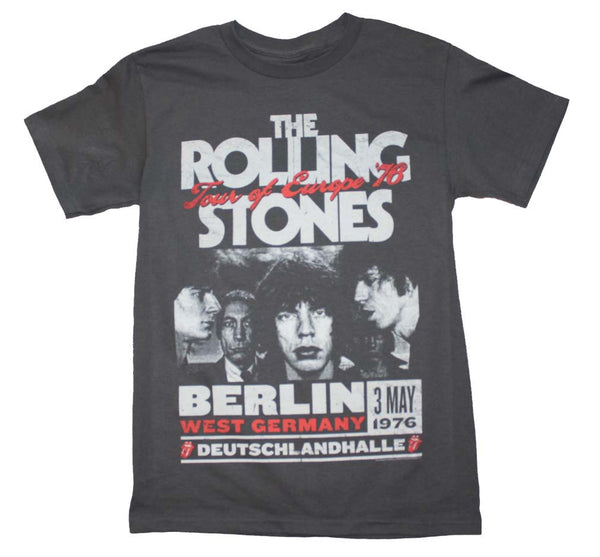 Rolling Stones T-Shirt Featuring The 1976 European Tour. A very cool piece of Rolling Stones rock music memorabilia