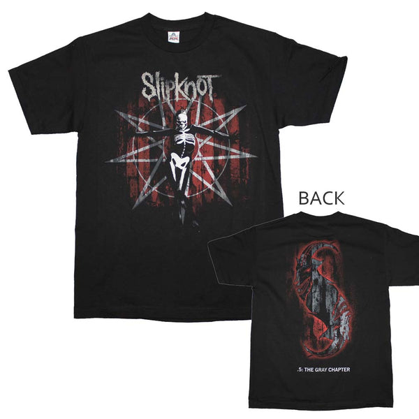 Slipknot the Gray Chapter Skull T-Shirt is available at Rocker Tee.