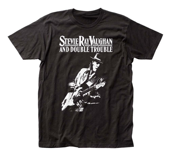 Stevie Ray Vaughan and Double Trouble T-Shirt is available at Rocker Tee.