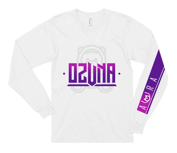 Ozuna Aura Purple Logo Long Sleeve Tee