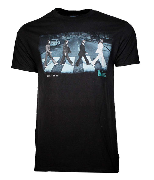 Beatles Abbey Stride Black T-Shirt