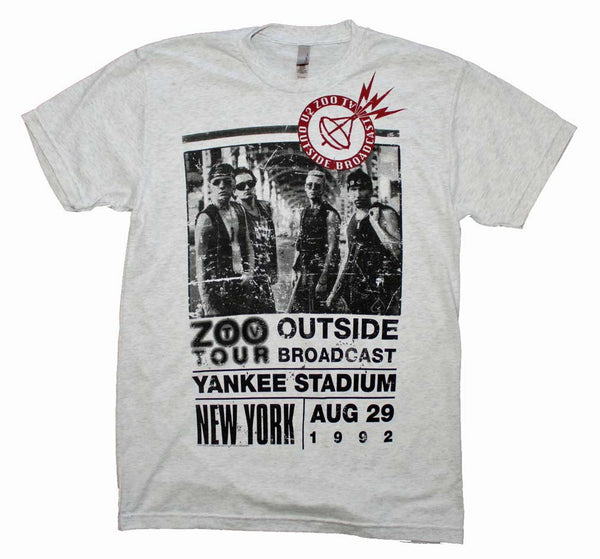 U2 T-Shirt Featuring The Outside Zoo Tour. Wonderful Piece Of Music Memorabilia Concert T-Shirt